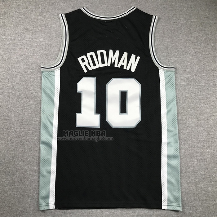 Maglia
 Dennis Rodman NO 10 San Antonio Spurs Mitchell & Ness 1993-94 Nero
